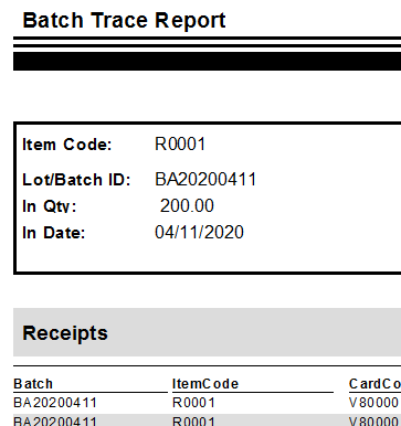 Batch Traceability Report Hana For Sap B1 Audaz